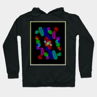 Neon Fragments Four Hoodie